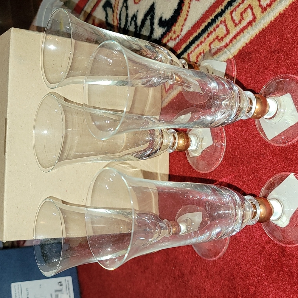 Set of 5 Parfait / Flute Glasses
